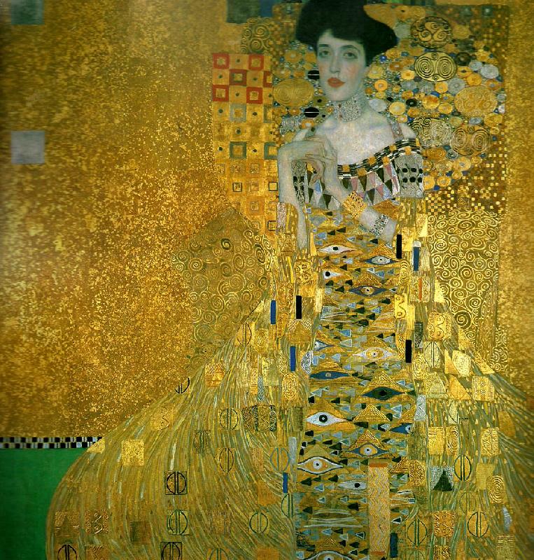 Gustav Klimt portraatt av adele bloch-bauer,